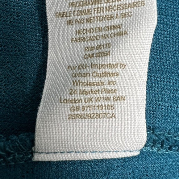 Free People Teal Fit n Flare Show Me Your Back Dress XS Above Knee - Picture 13 of 14